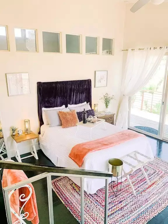 See your view from the bed? All day and night long. See your view from the bed? All day and night long. - Be Suite - Vineyard Retreat - Paso Robles