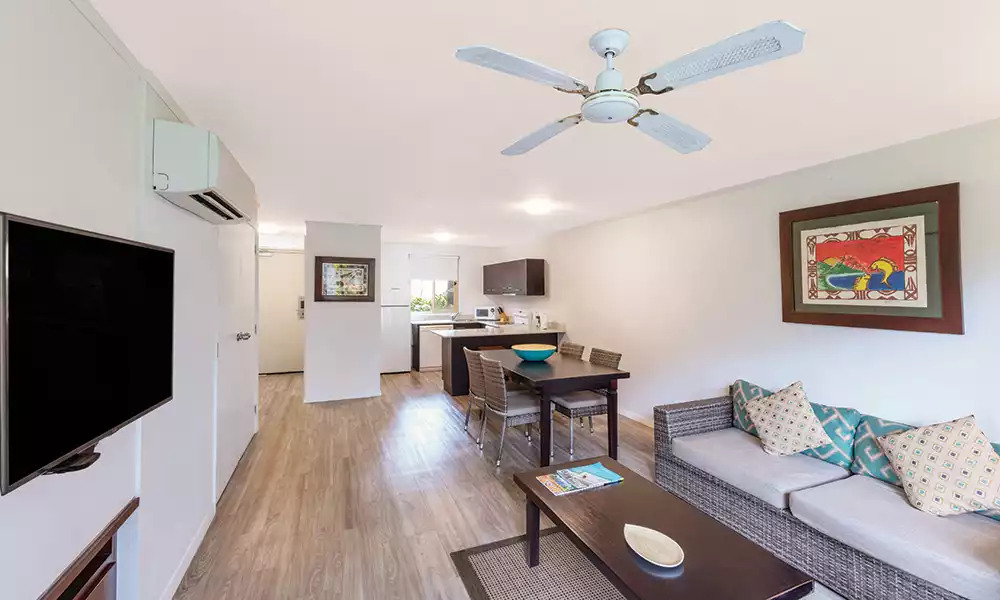 Kitchen & Living Area Kitchen & Living Area - Fiji Resort 1bdr Garden View #B - Nadi