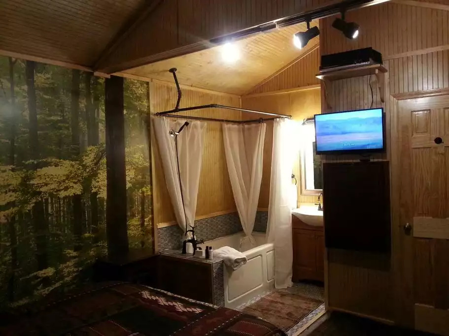 Jacuzzi Tub. Jacuzzi Tub. - Lovely Cottage with Smoky Mtn views & Bkfast!! - Pigeon Forge