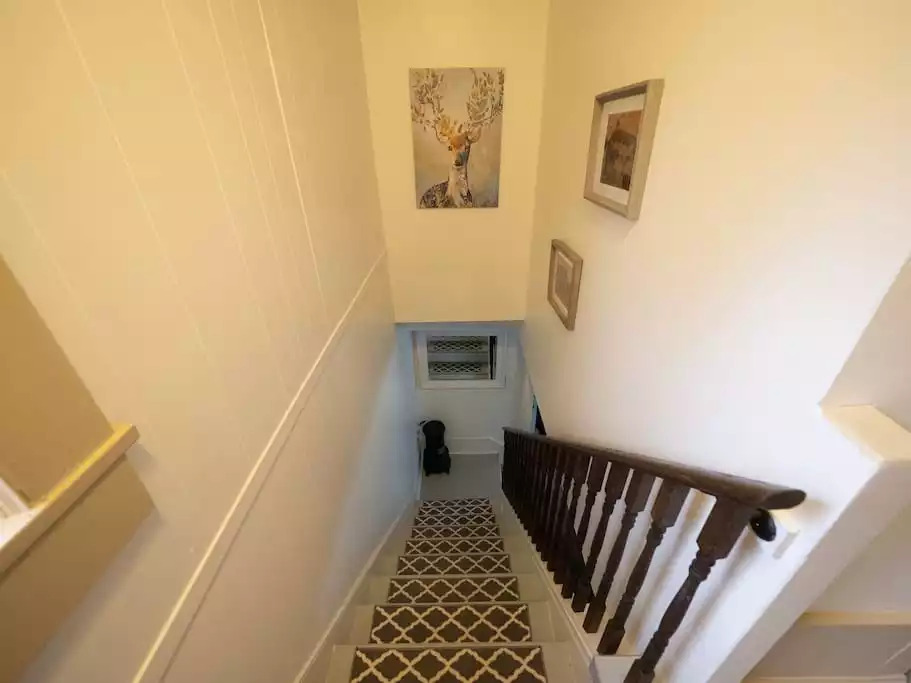 Going downstairs Going downstairs - A & R Hacienda - In the Heart of Callicoon, NY - Callicoon