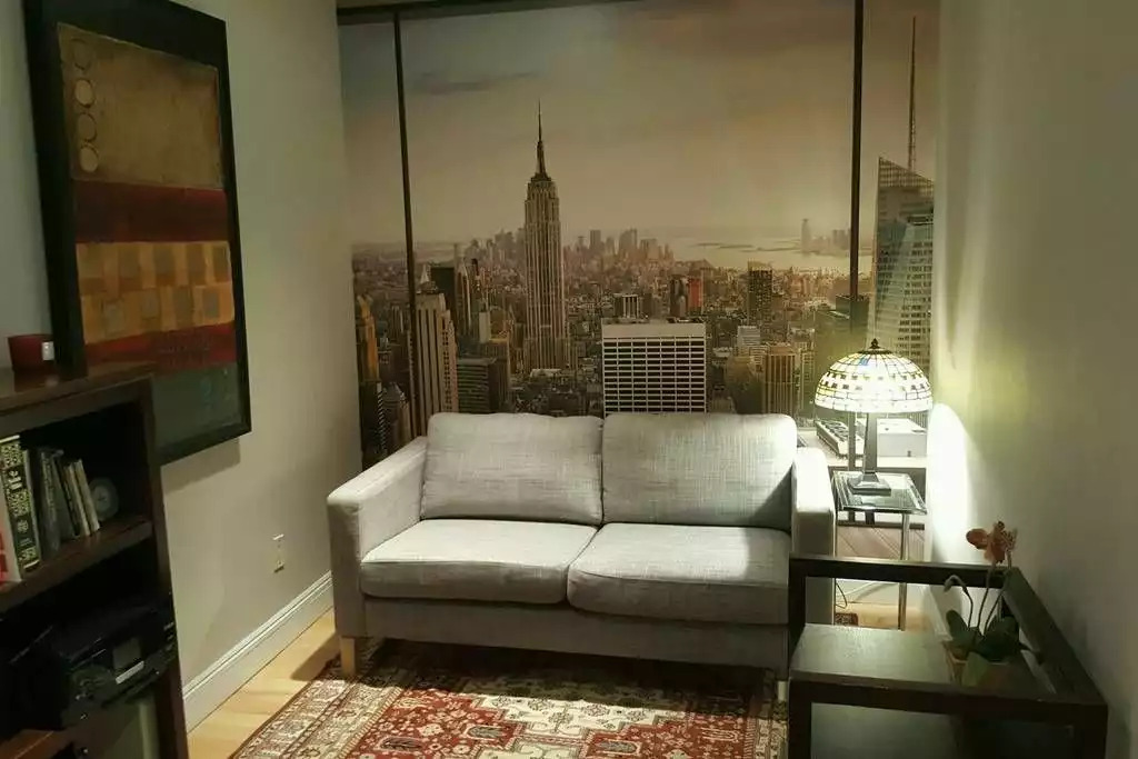 Cozy Lounge area adjacent to bedrooms. Level 2. Cozy Lounge area adjacent to bedrooms. Level 2. - Special! Modern City Triplex *Close to center - Boston