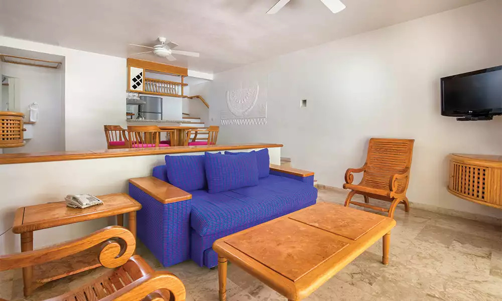 Living Area Living Area - Isla Mujeres Resort 1bdr Deluxe #A - Isla Mujeres
