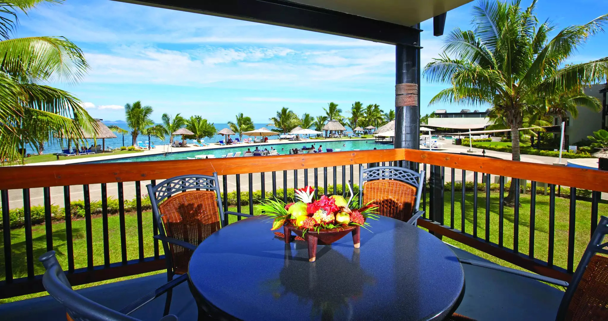 Balcony Balcony - Fiji Resort 2bdr Garden View #B - Nadi