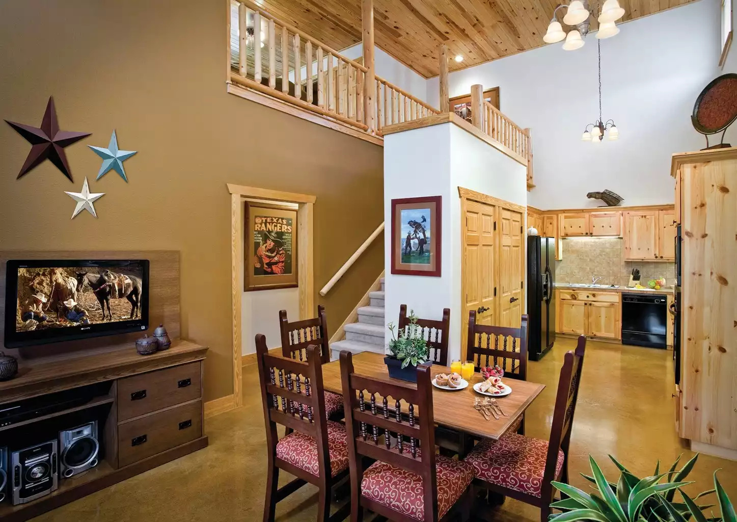Living Area Living Area - New Braunfels Resort 2bdr Deluxe - New Braunfels