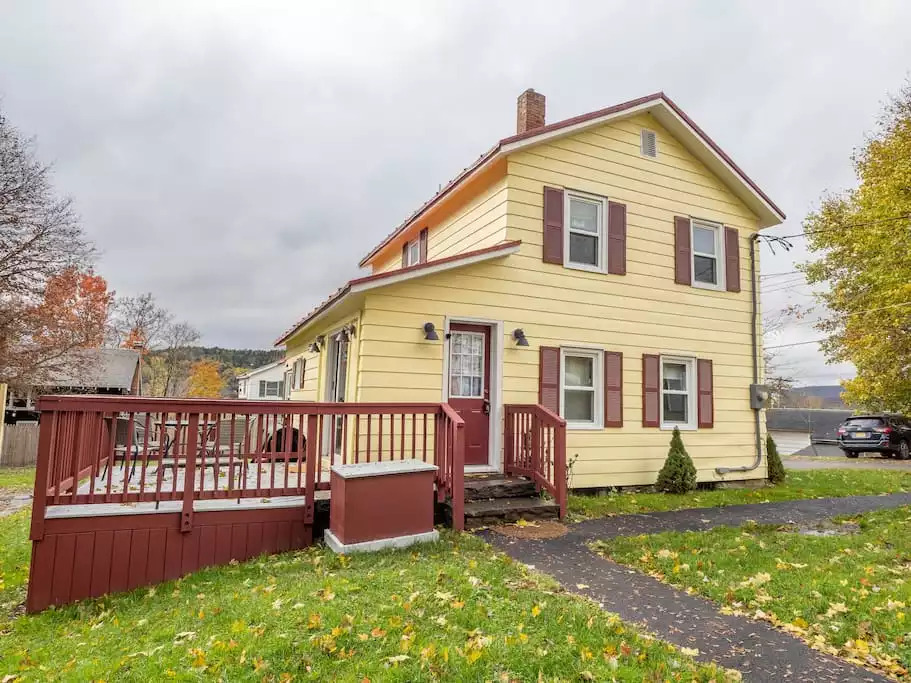 Side of Home with Deck Side of Home with Deck - A & R Hacienda - In the Heart of Callicoon, NY - Callicoon