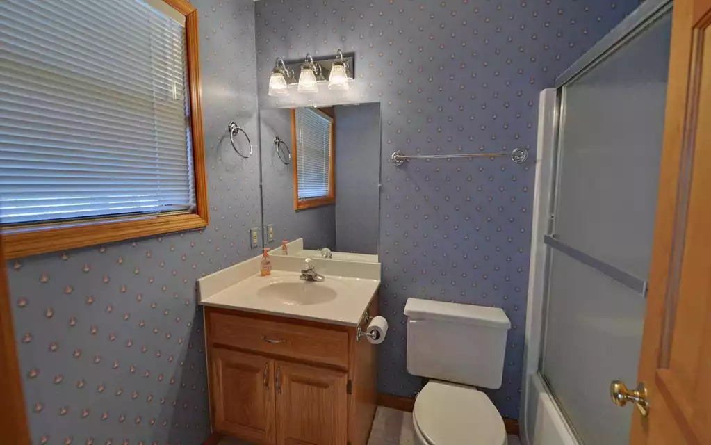 downstairs bathroom downstairs bathroom - The Treehouse On Lake Chatuge - Hayesville