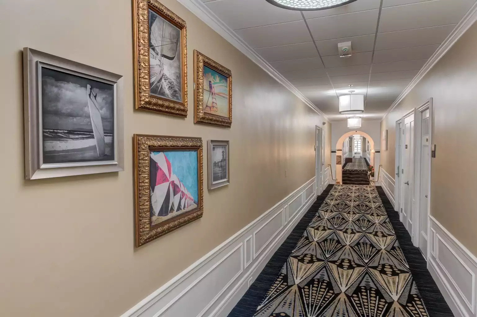 Hallway Hallway - Inn at the Park Resort Studio King - San Diego County