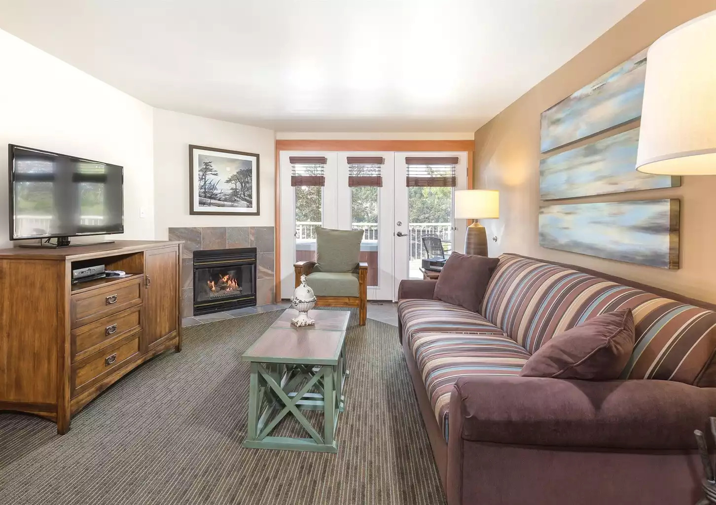 Living Area Living Area - Deer Harbor Resort 1bdr Garden Cottage - Deer Harbor