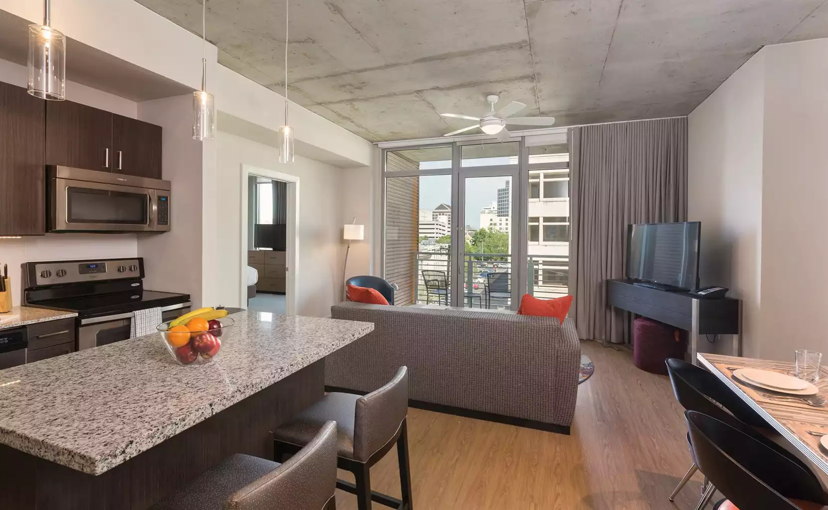 Kitchen & Living Area Kitchen & Living Area - Austin Resort 2bdr - Austin