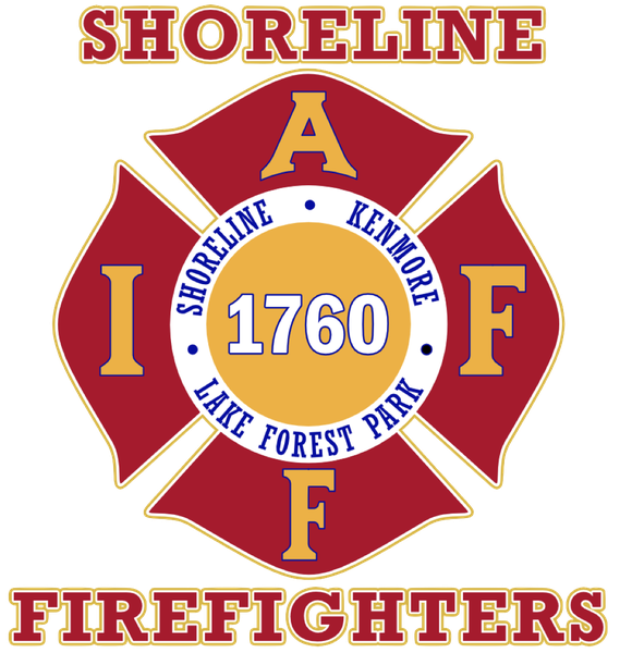 Shoreline Firefighters IAFF 1760 logo