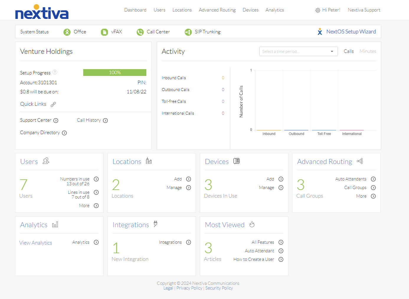 NP3 Admin Dashboard