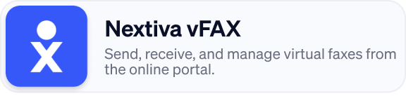 Nextiva Virtual Fax (vFax)