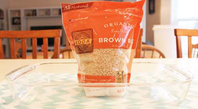 oven brown rice