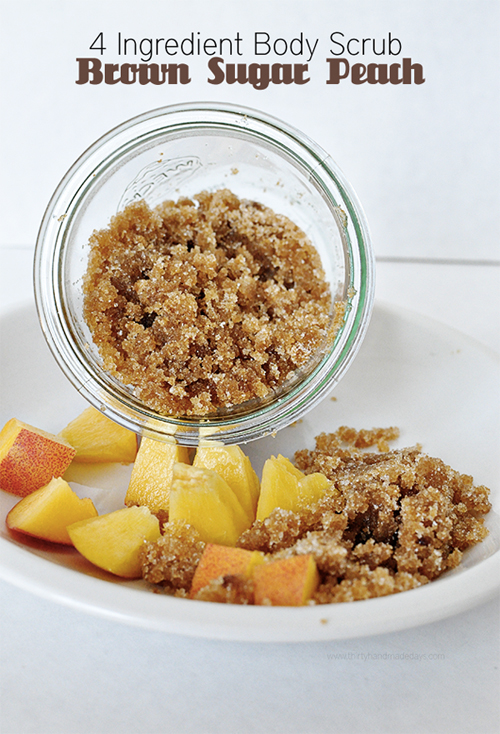 Brown Sugar Peach Scrub