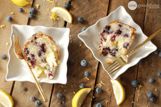 Gluten Free Lemon-Blueberry Bundt Cake