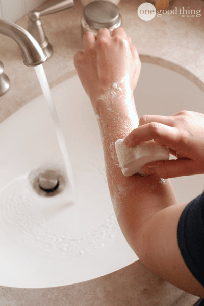 DIY Exfoliating Loofah Soap