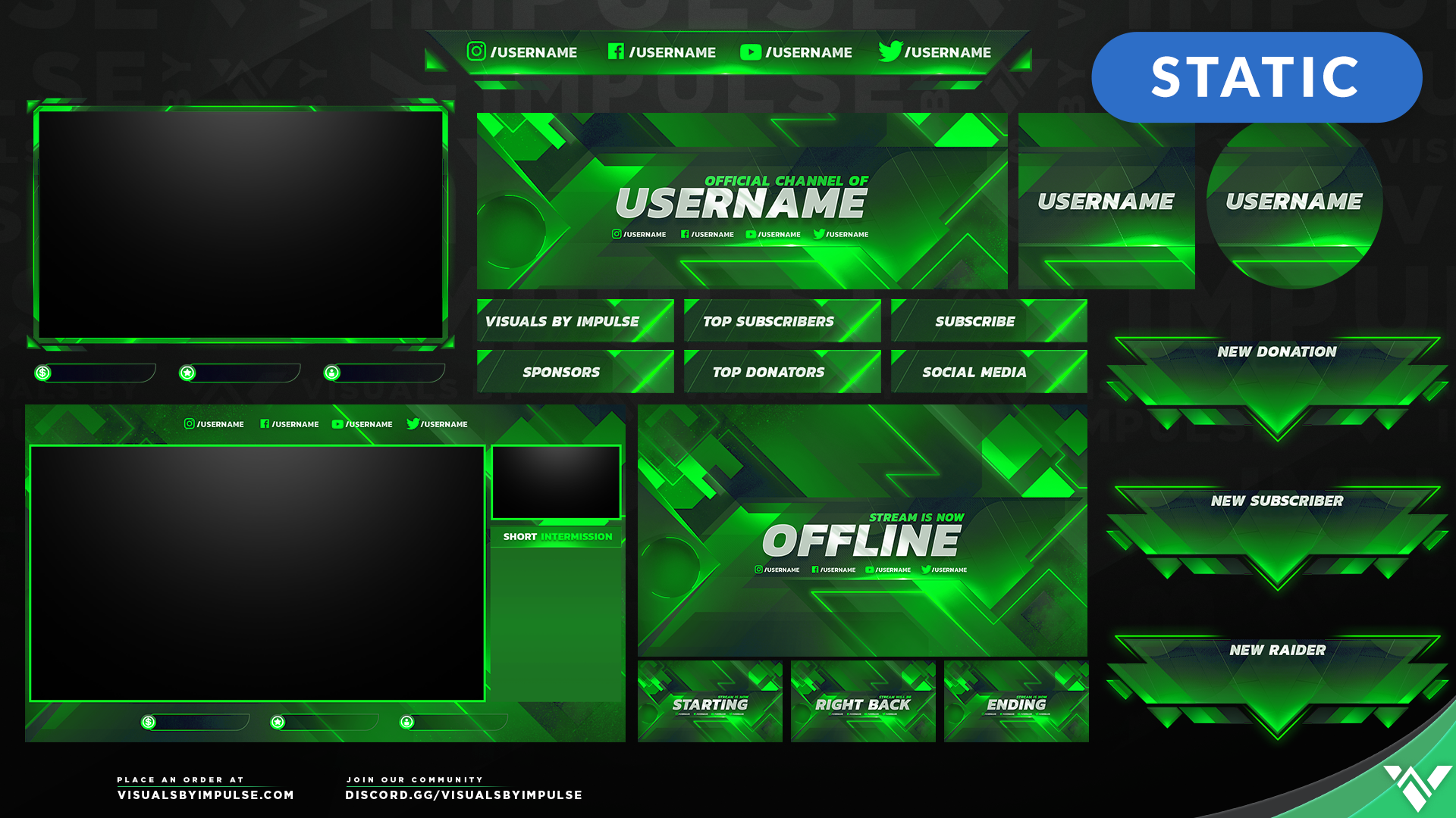 Ascension Stream Package - Visuals by Impulse