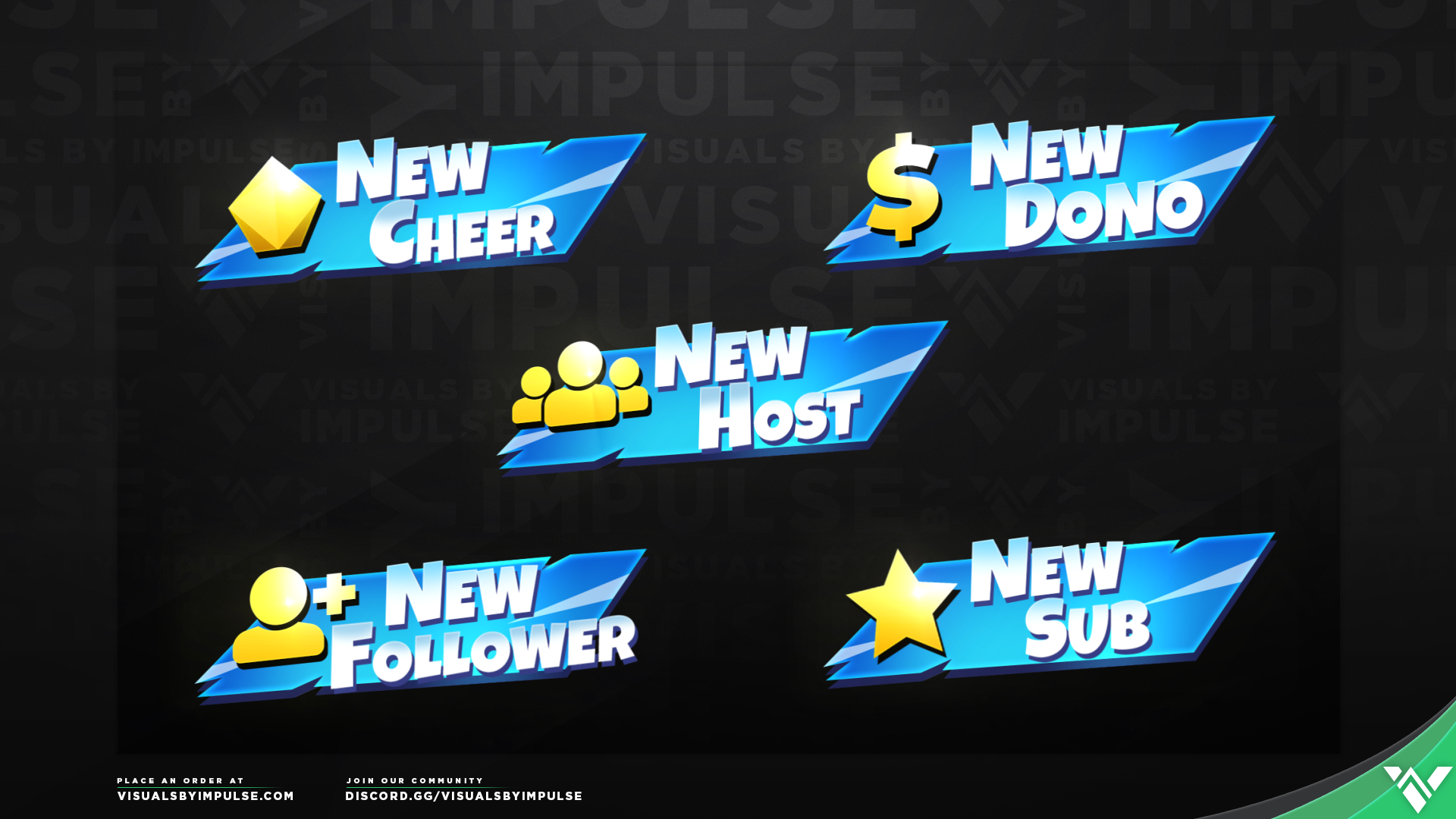 Victory Animated Stream Alerts - Visuals by Impulse