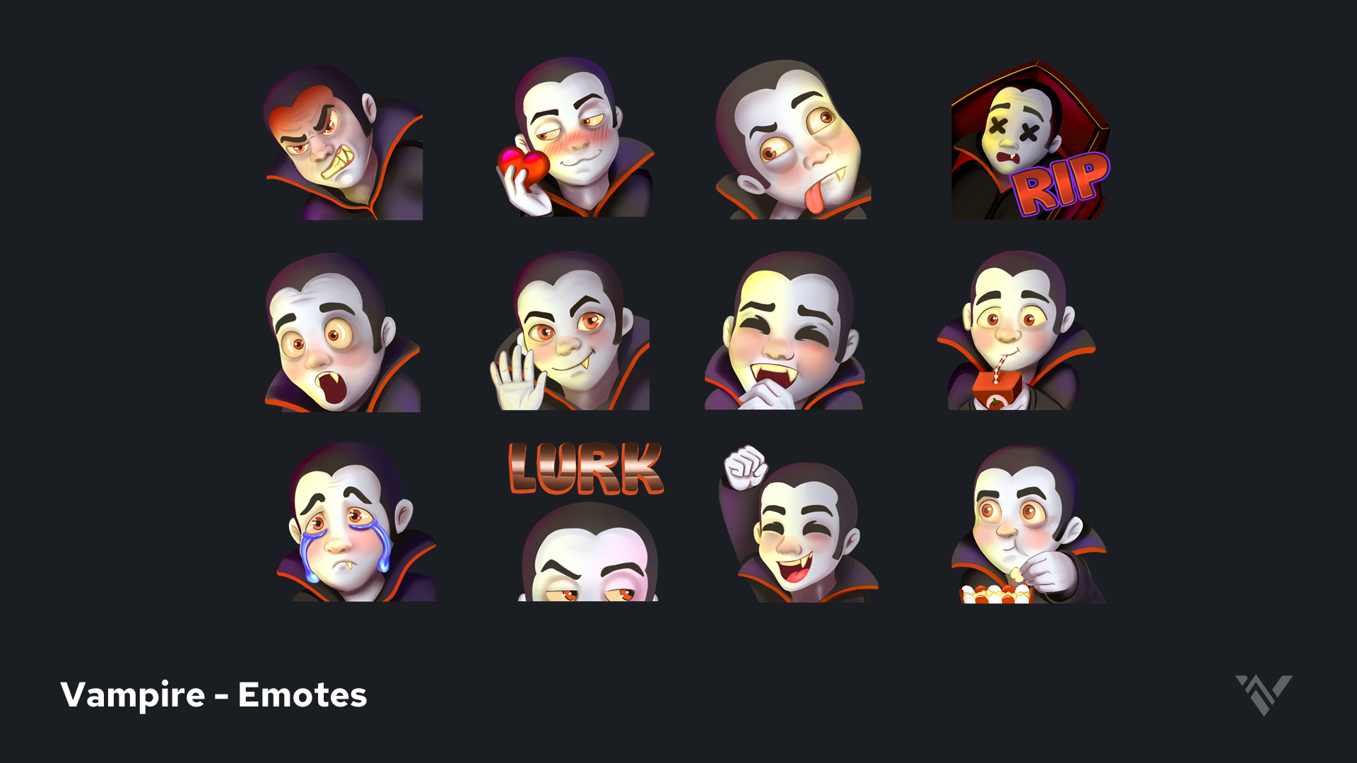 Vampire Emotes Presentation