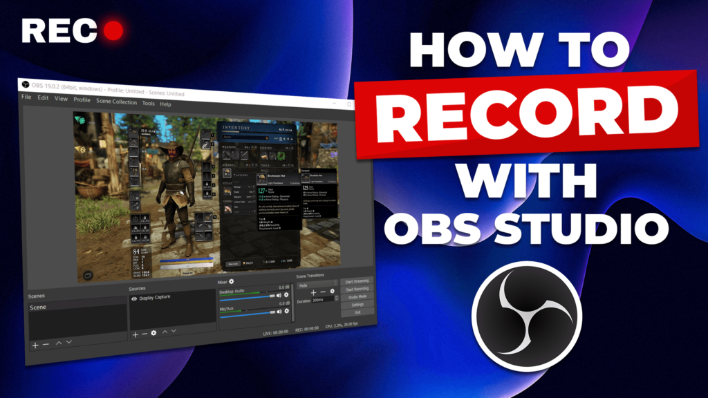 record presentation with obs