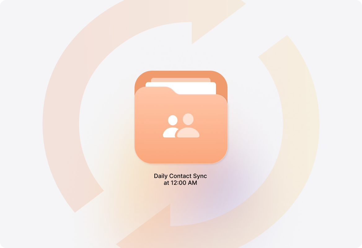 Automated Contact Synchronization