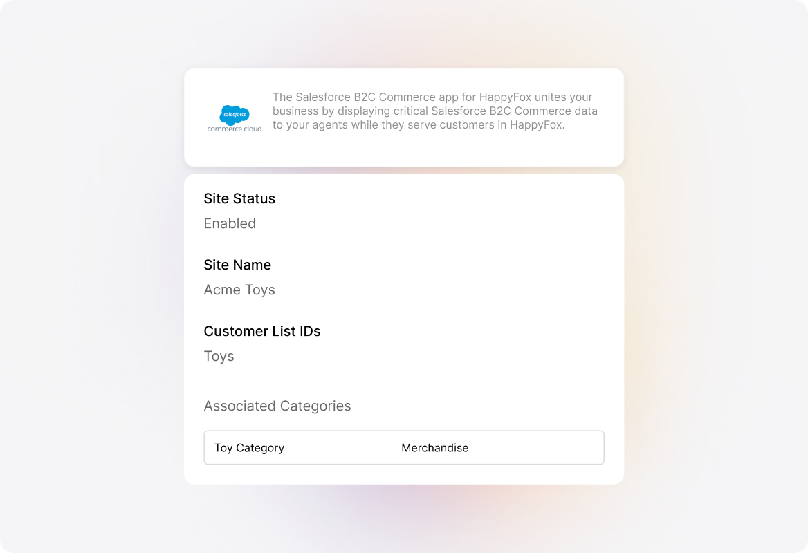 Connect Multiple Salesforce B2C Commerce Sites