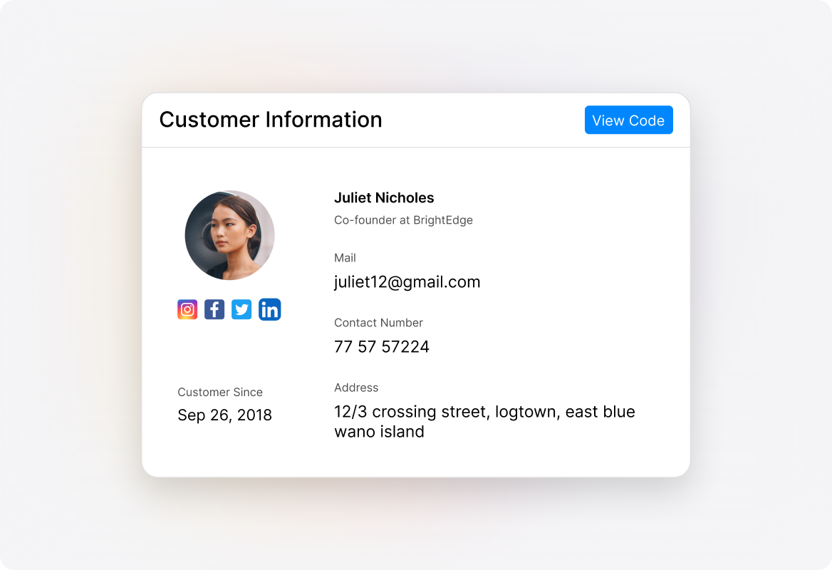 Customer Information Enrichment
