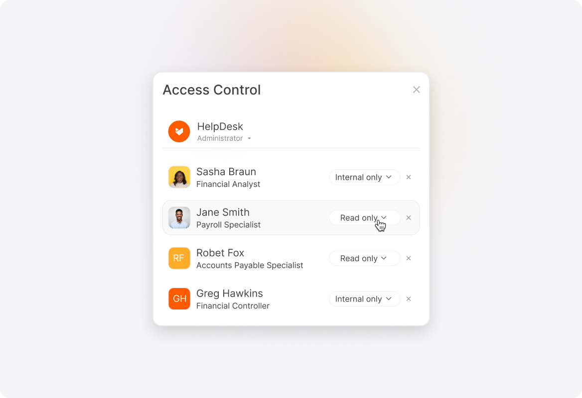 Maintain Organization and Access Control