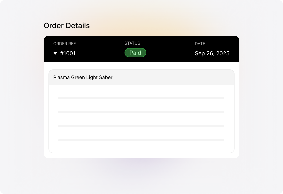 Ticket-Order Association