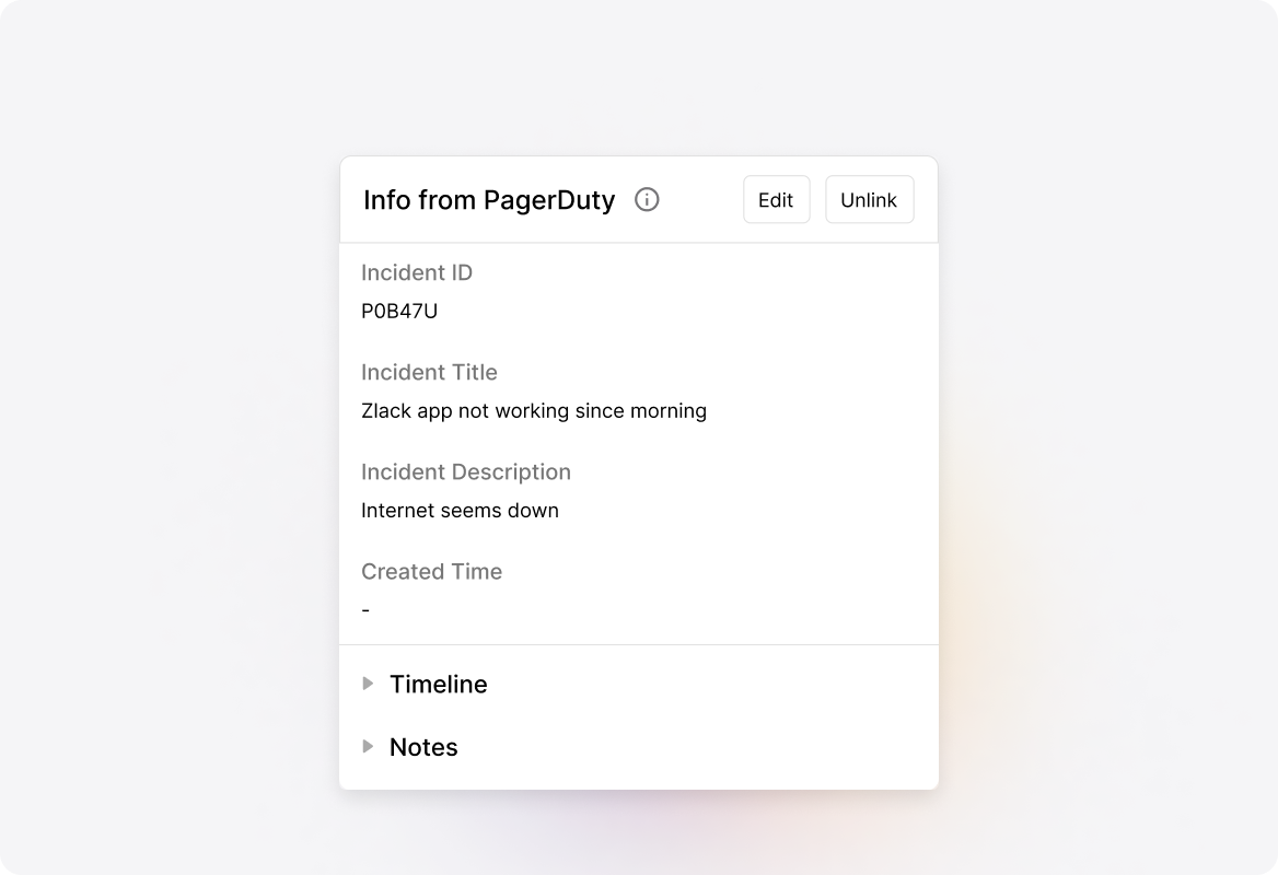 View Contextual Incident Details Inside Tickets