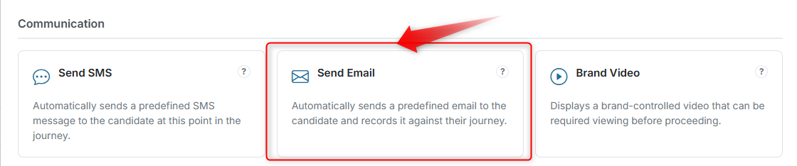 Choose send email