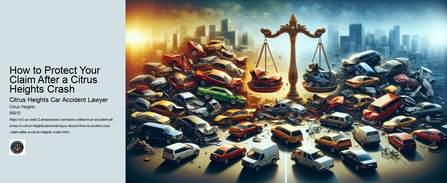 How to Protect Your Claim After a Citrus Heights Crash