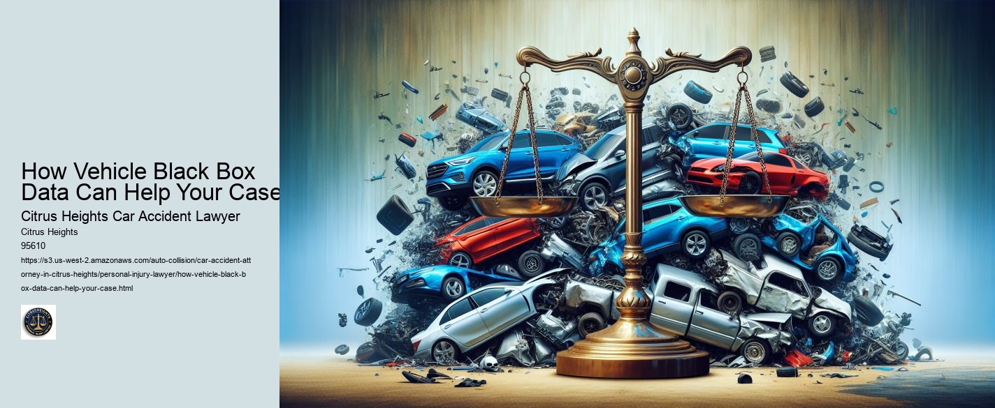 How Vehicle Black Box Data Can Help Your Case