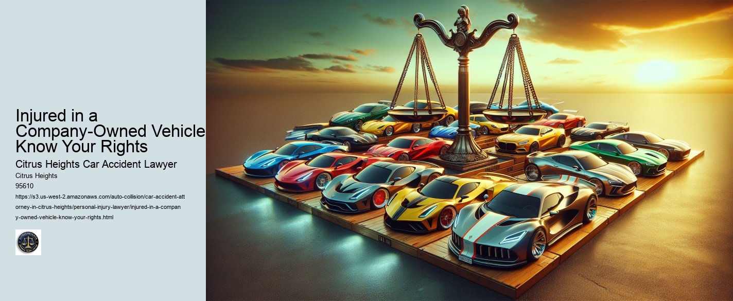 Injured in a Company-Owned Vehicle? Know Your Rights