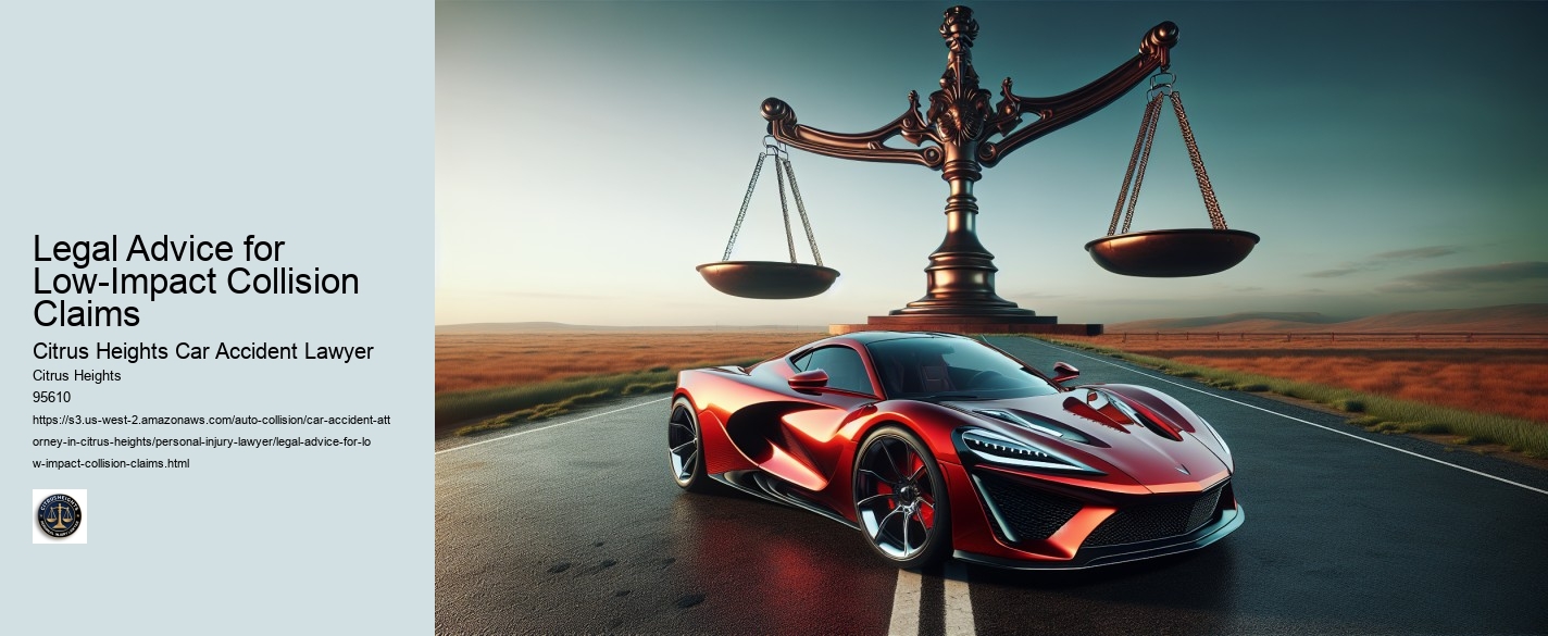Legal Advice for Low-Impact Collision Claims
