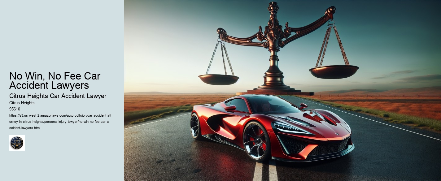 No Win, No Fee Car Accident Lawyers