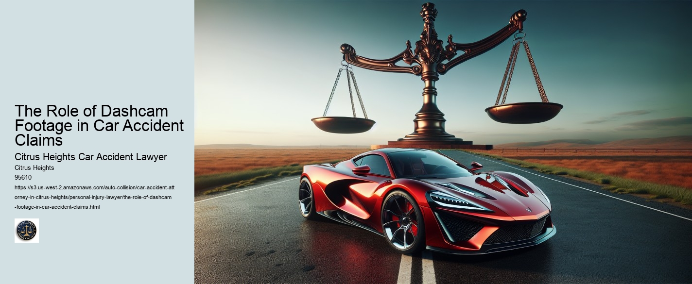 The Role of Dashcam Footage in Car Accident Claims