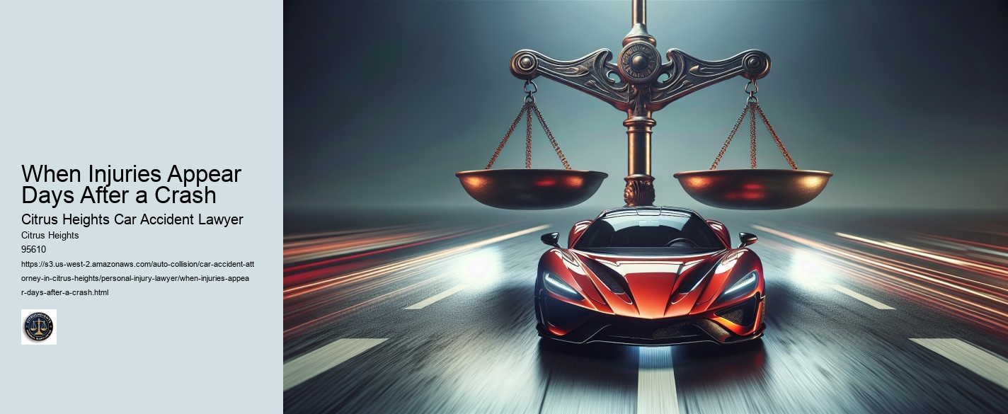When Injuries Appear Days After a Crash