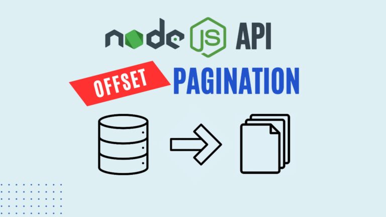 Offset pagination in REST API