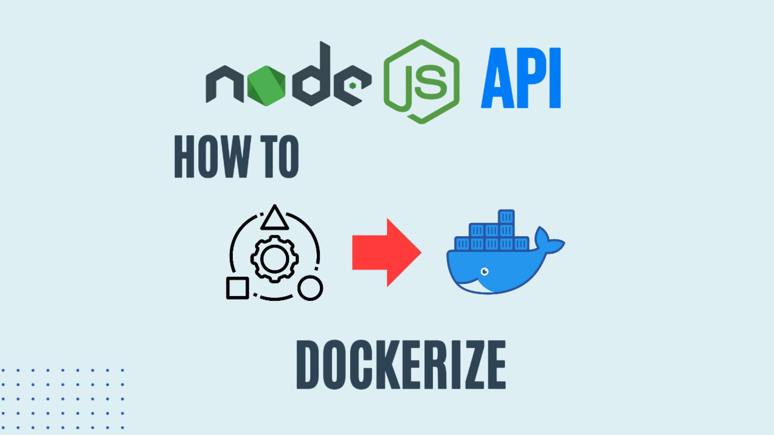 Dockerize Node.js API