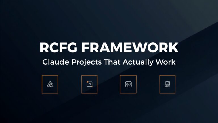 RCFG framework thumbnail for building reusable Claude Projects