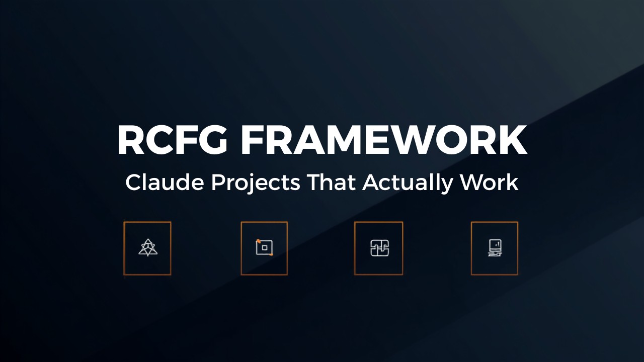 RCFG framework thumbnail for building reusable Claude Projects