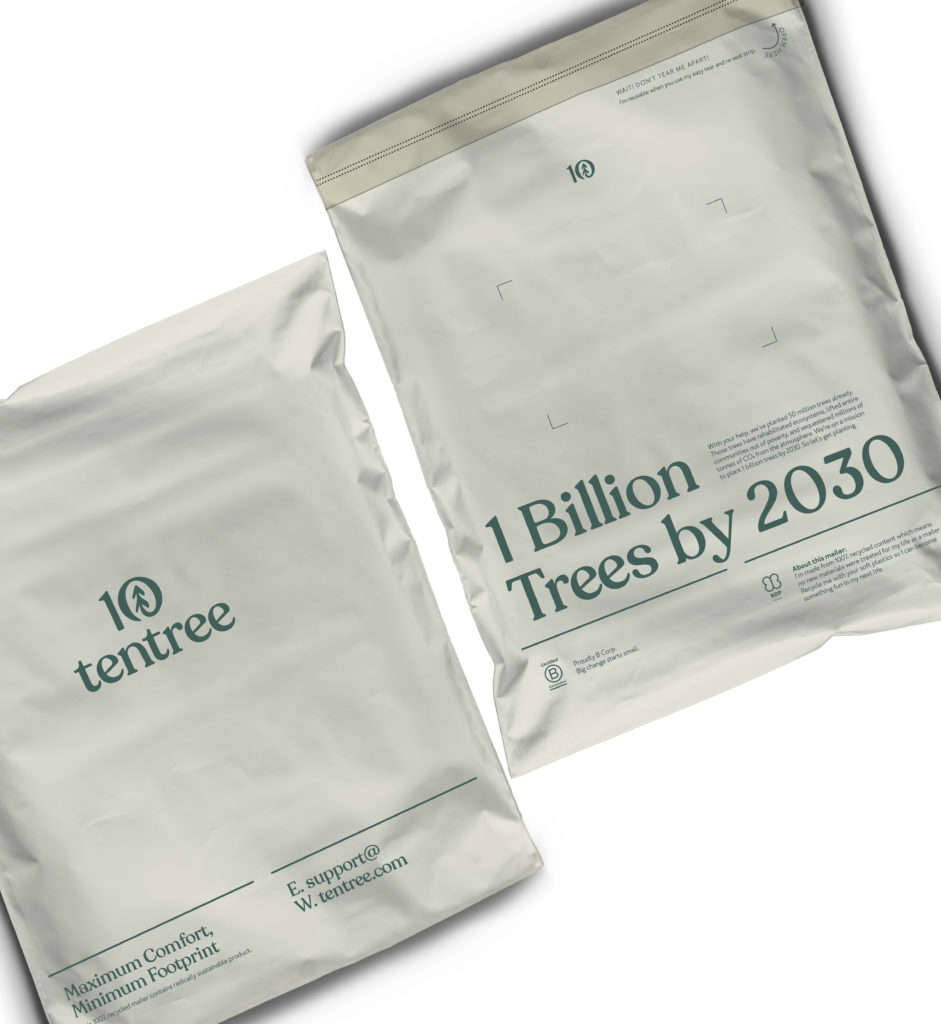 Sustainable packaging mailers
