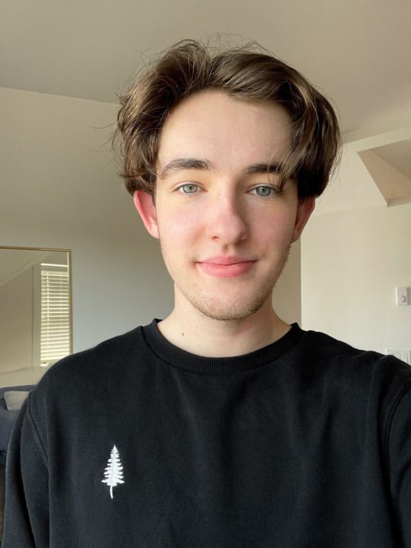 Man in black shirt