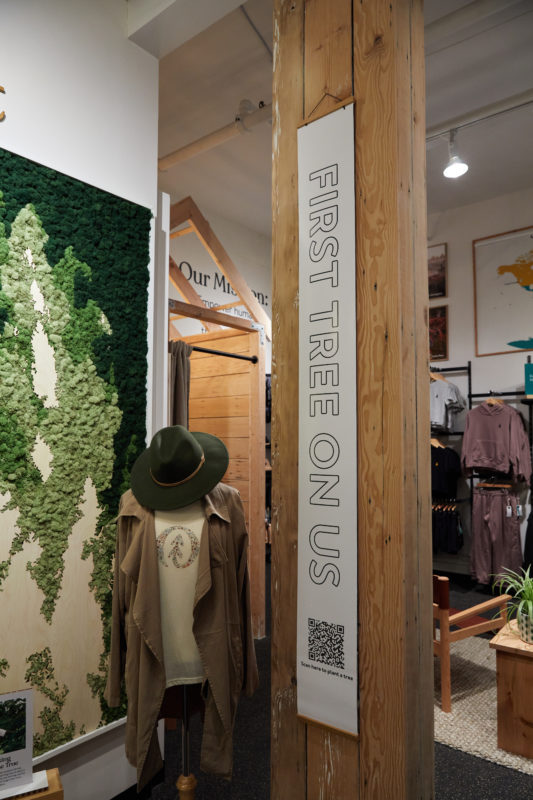 plant a tree on us sign