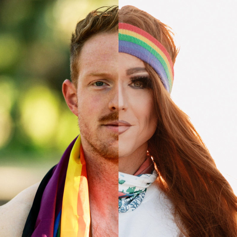 Pattie Gonia Split Image