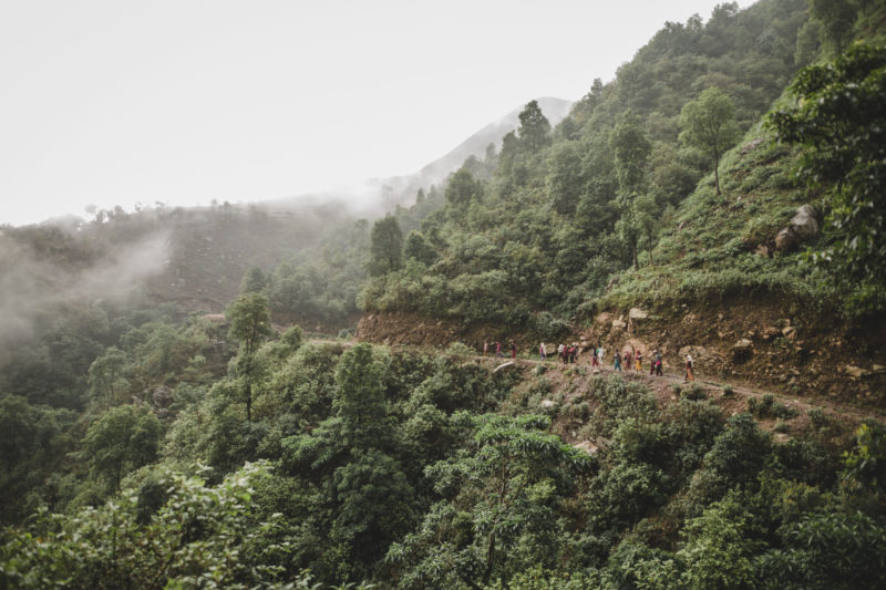 mountain road in ruchang