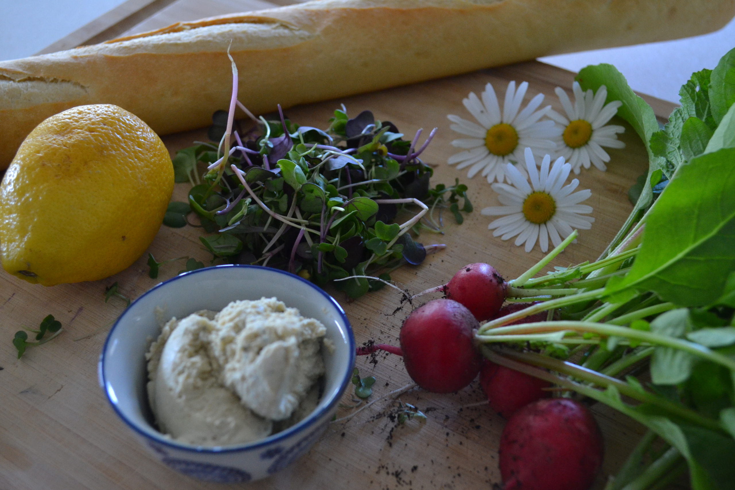 lemon radish toasties