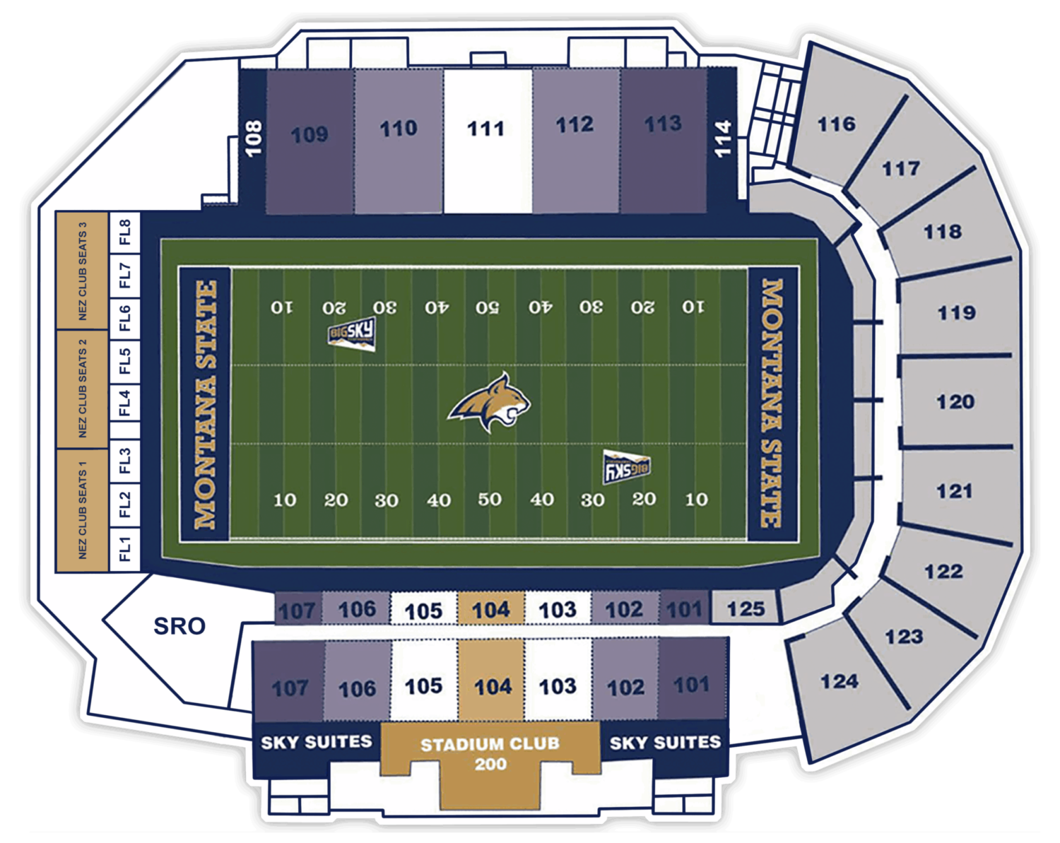 MSU football season ticket map