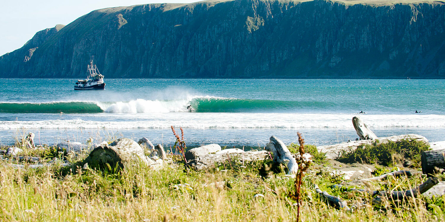 Surfing the Aleutian Islands